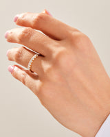 U-Krappen Sieben-Stein Jubiläumsring (0,35 CT TW)