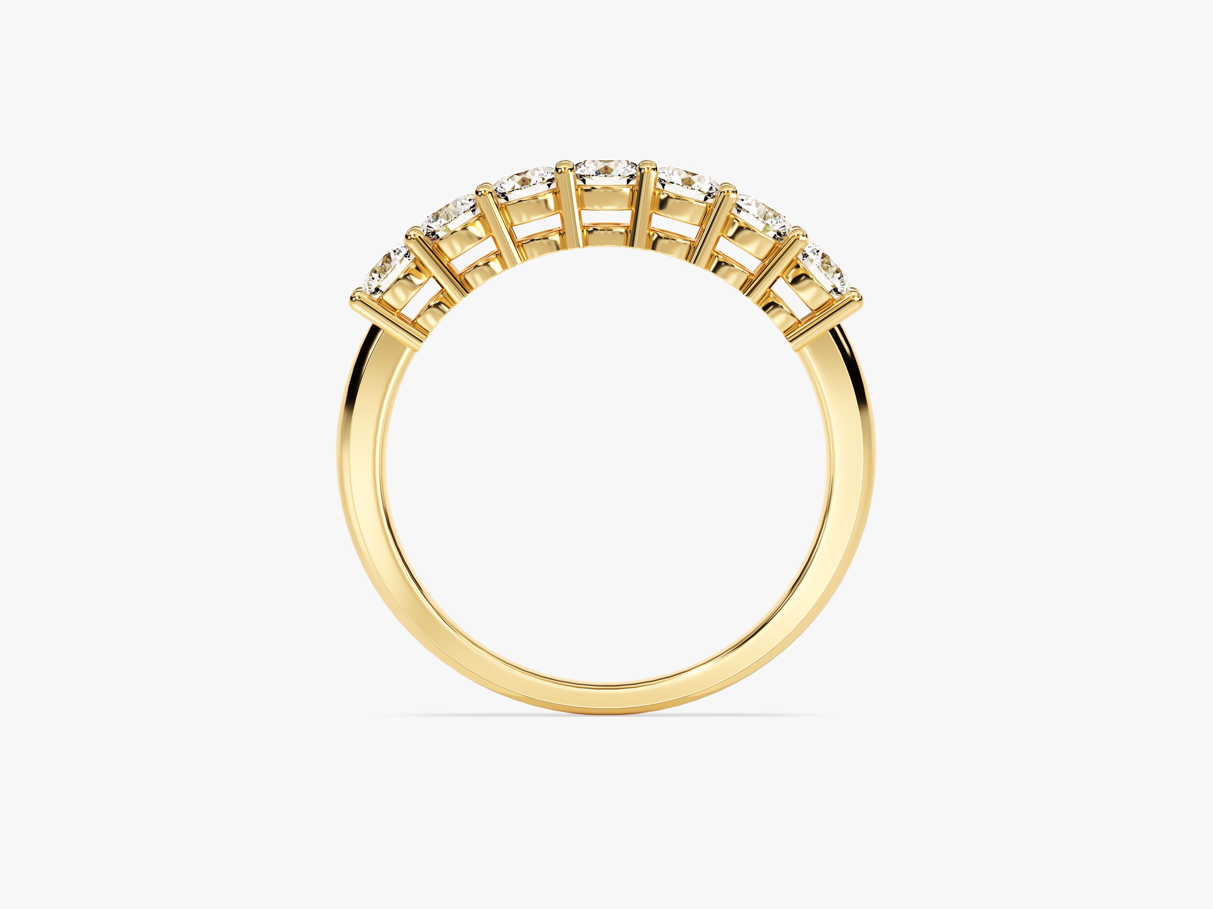 Klassischer Sieben-Stein Diamant-Jubiläumsring (0,70 CT TW)