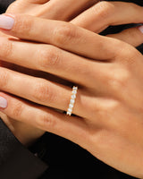 Klassischer Sieben-Stein Jubiläumsring (0,70 CT TW)