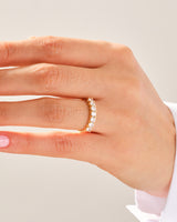 Klassischer Sieben-Stein Jubiläumsring (0,70 CT TW)