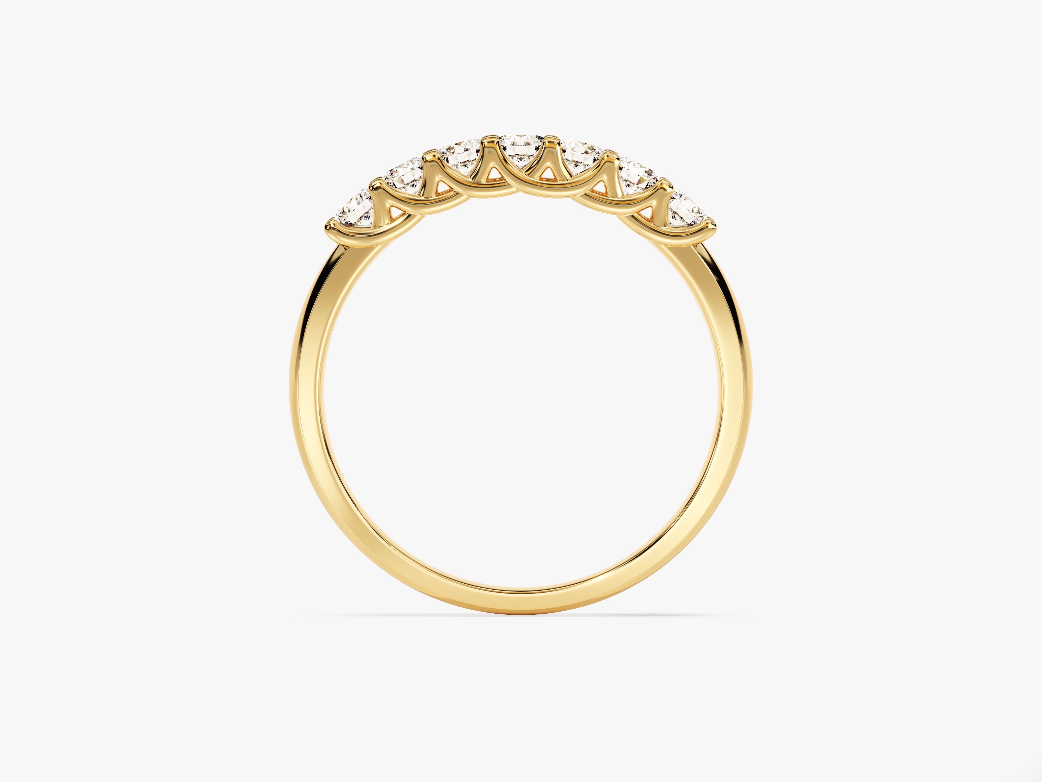 Sieben-Stein Gitter-Diamant-Jubiläumsring (0,35 CT TW)