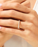 Trellis Neun-Stein Jubiläumsring (0,45 CT TW)