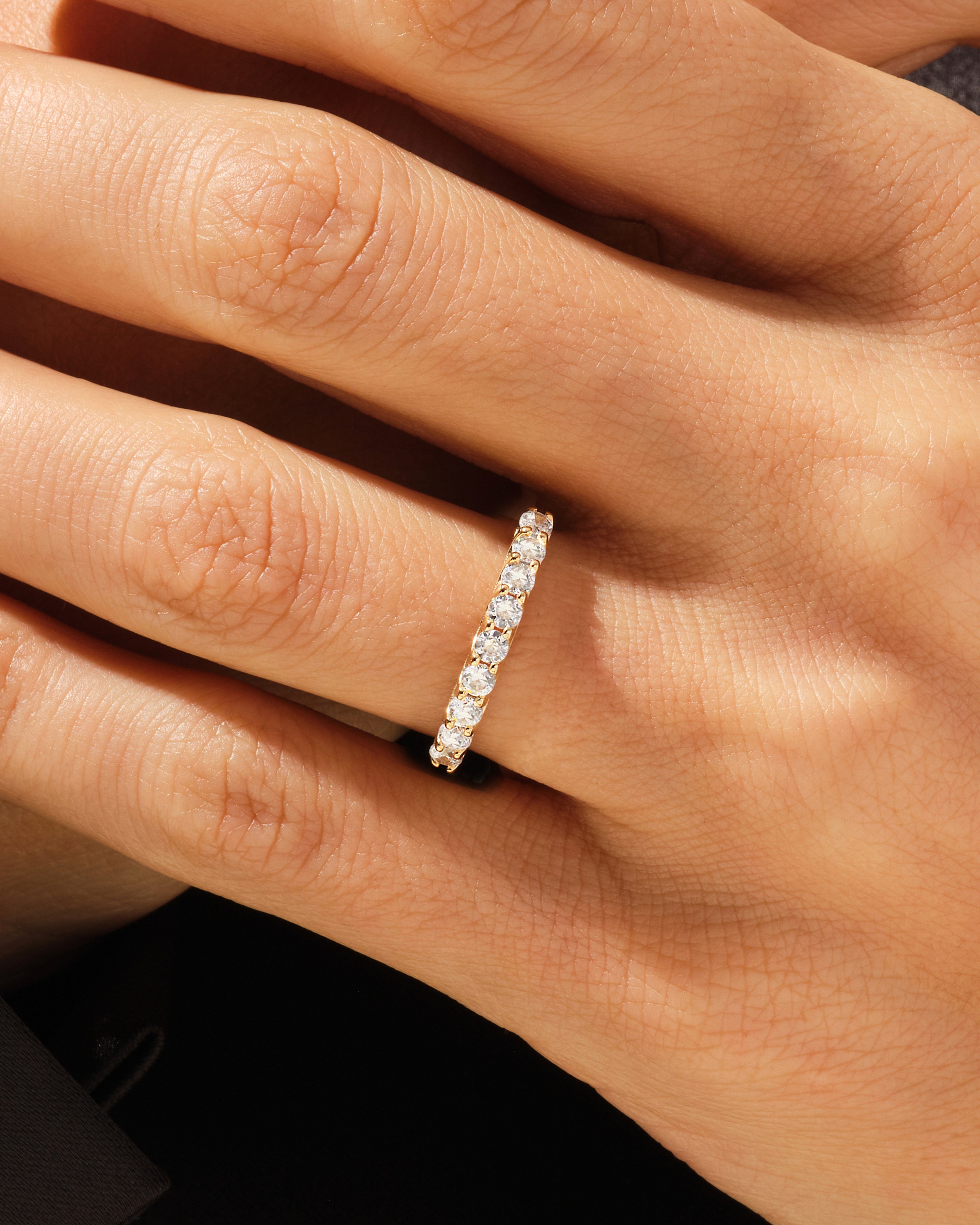 Trellis Neun-Stein Jubiläumsring (0,45 CT TW)