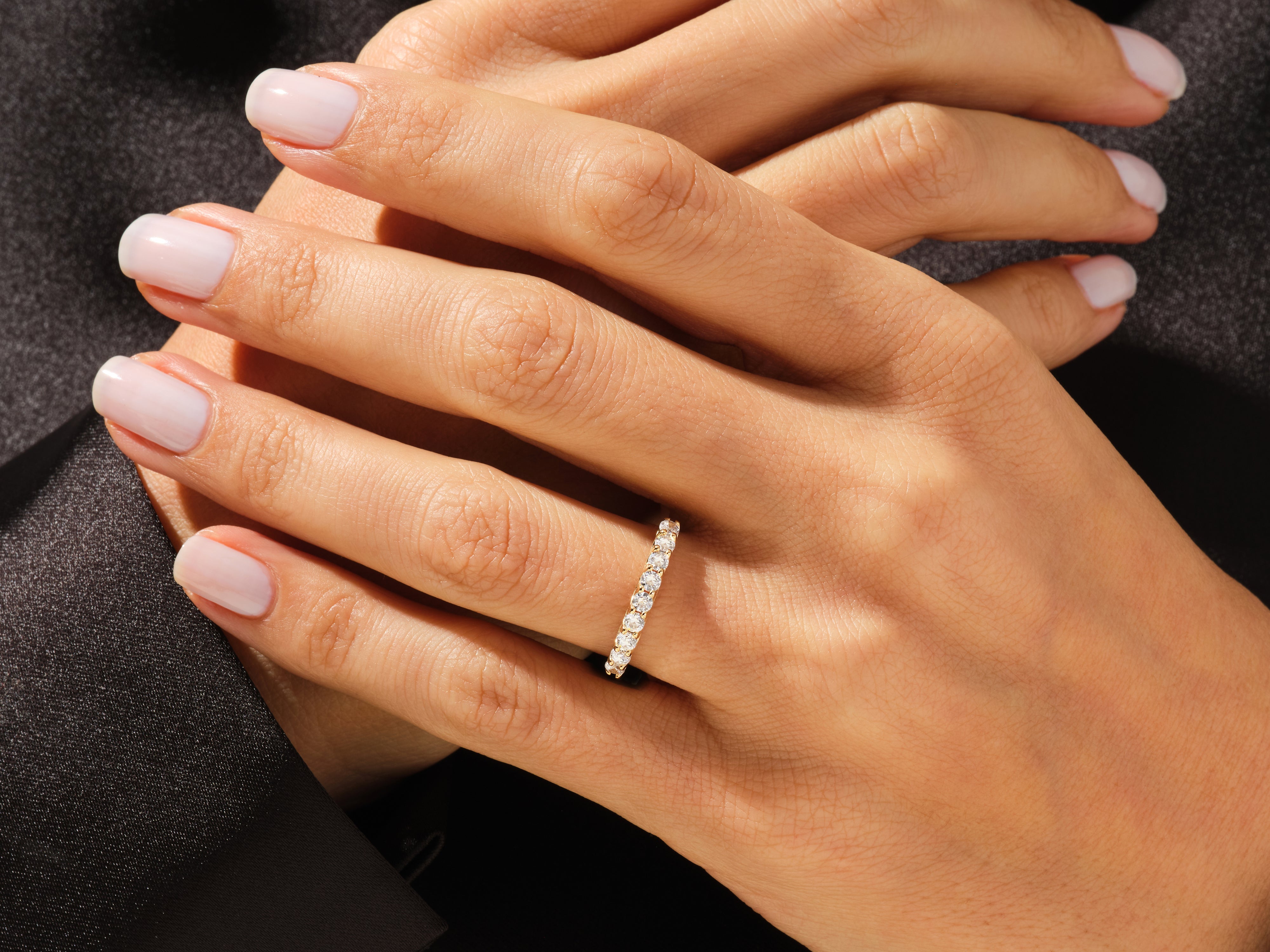 Trellis Neun-Stein Diamant-Jubiläumsring (0,45 CT TW)