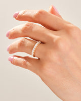 Trellis Neun-Stein Jubiläumsring (0,45 CT TW)