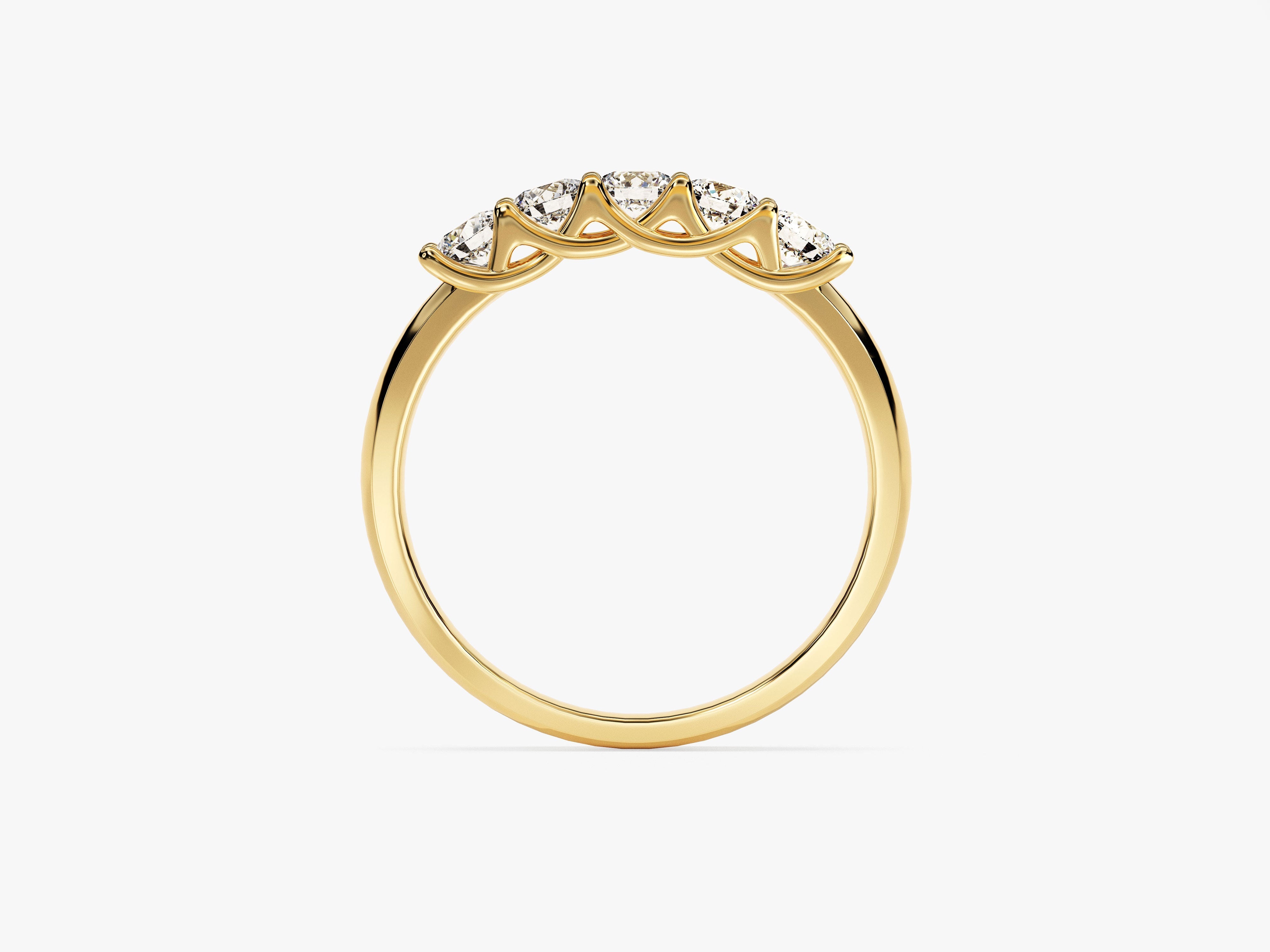 Trellis Fünf-Stein Moissanit-Jubiläumsring (0,50 CT TW)