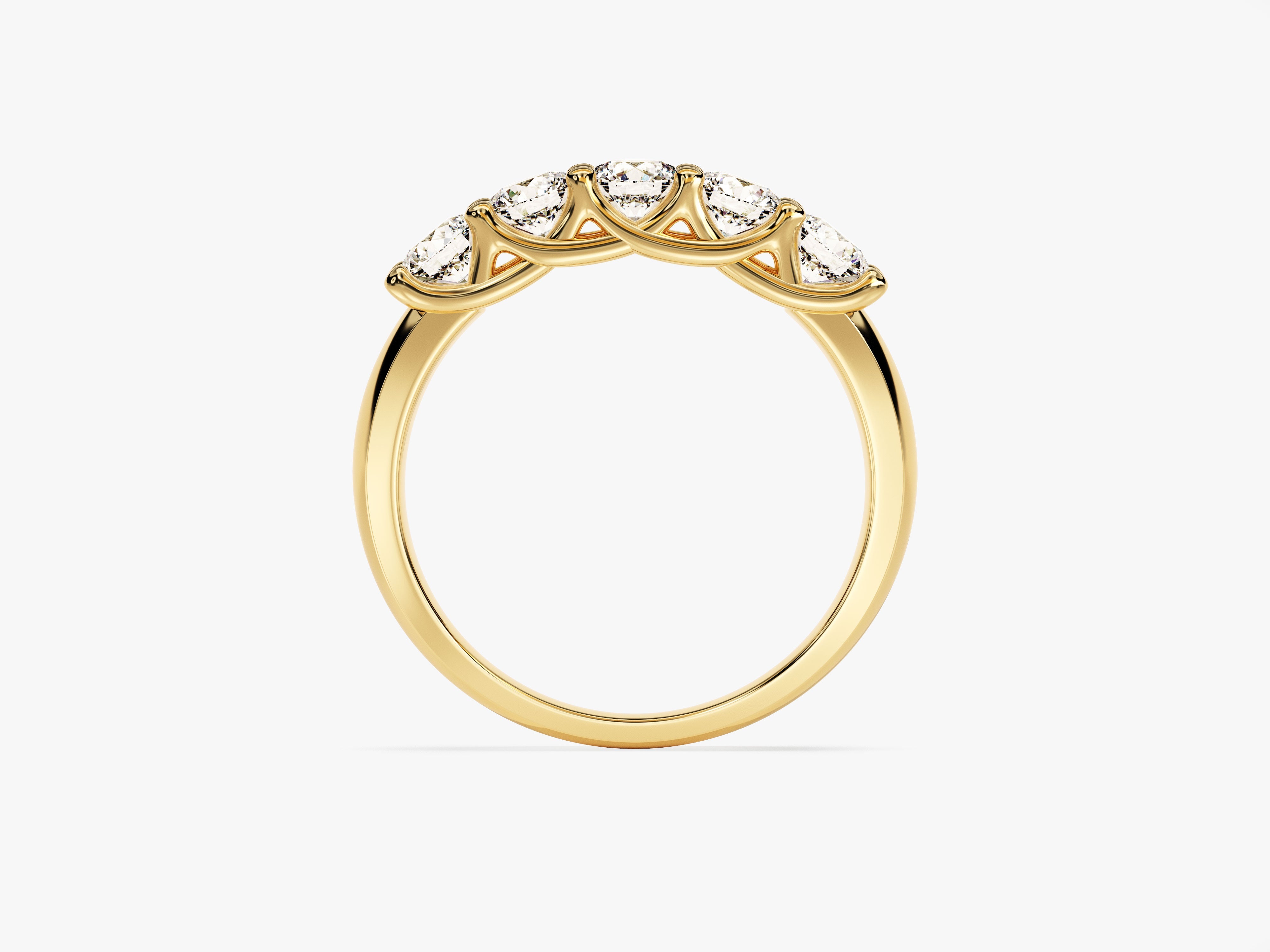 Trellis Fünf-Stein Diamant-Jubiläumsring (1,00 CT TW)