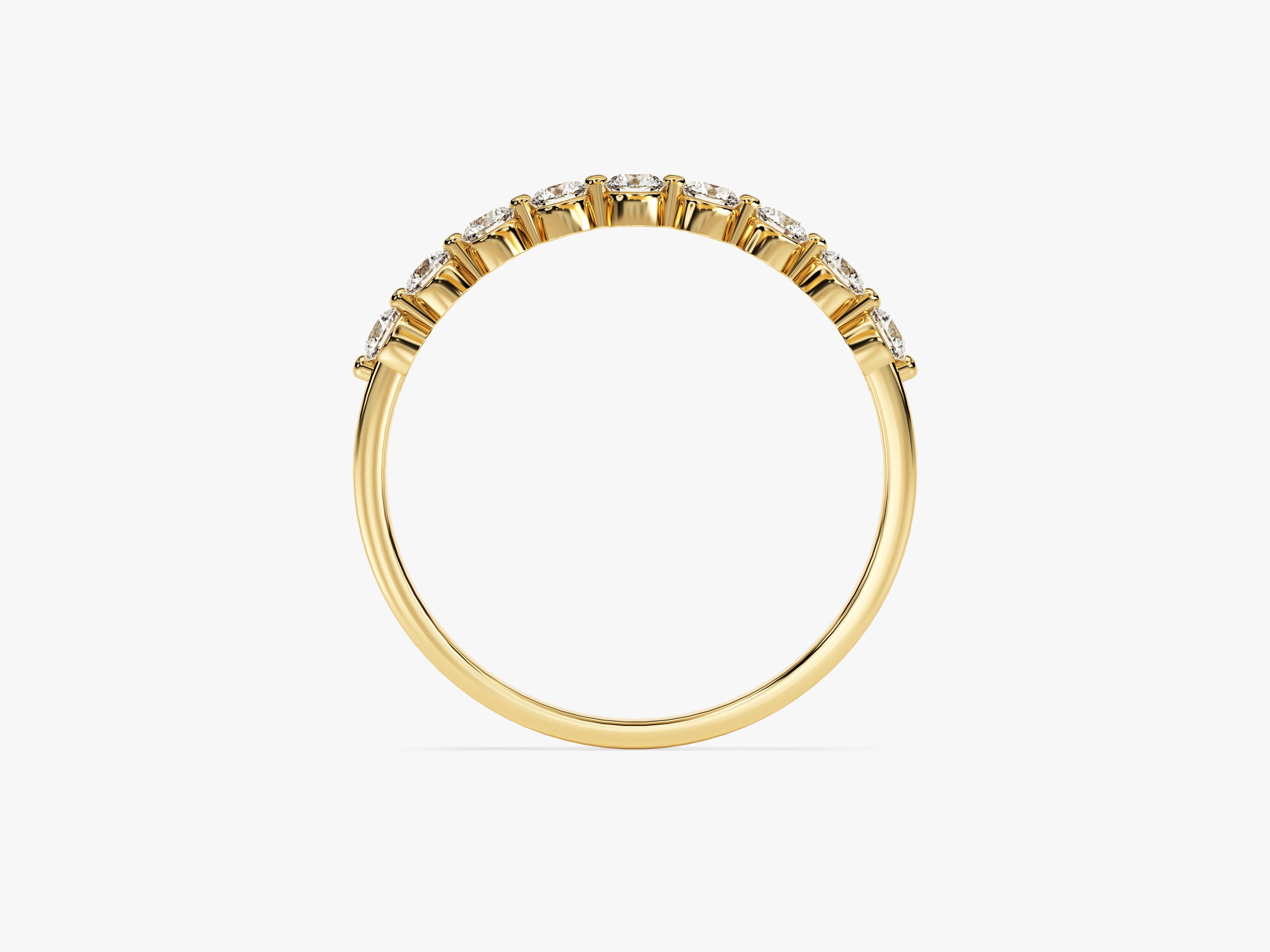 Neun-Stein Diamant-Jubiläumsring (0,45 CT TW)