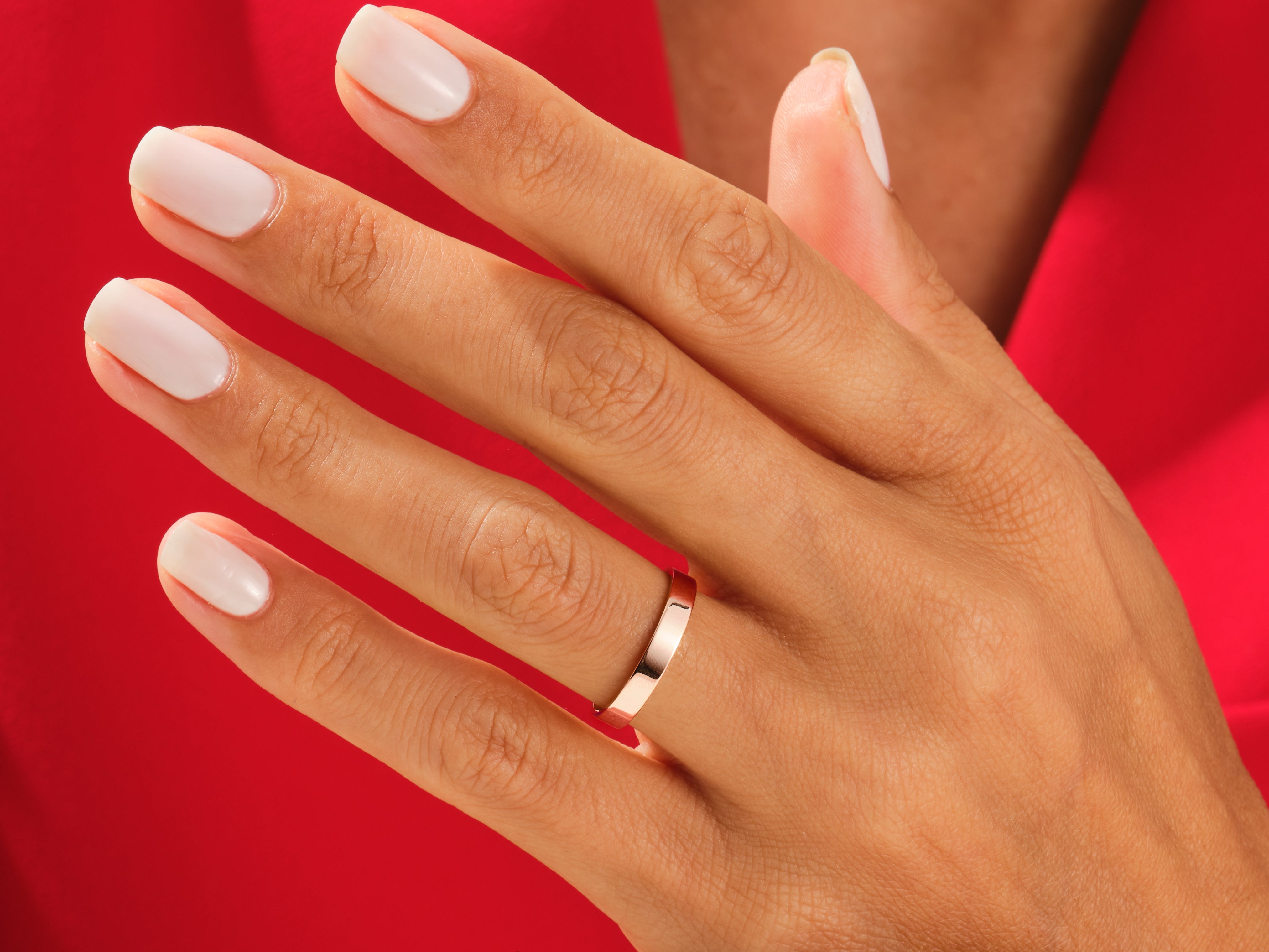 3mm Klassischer Flacher Ehering