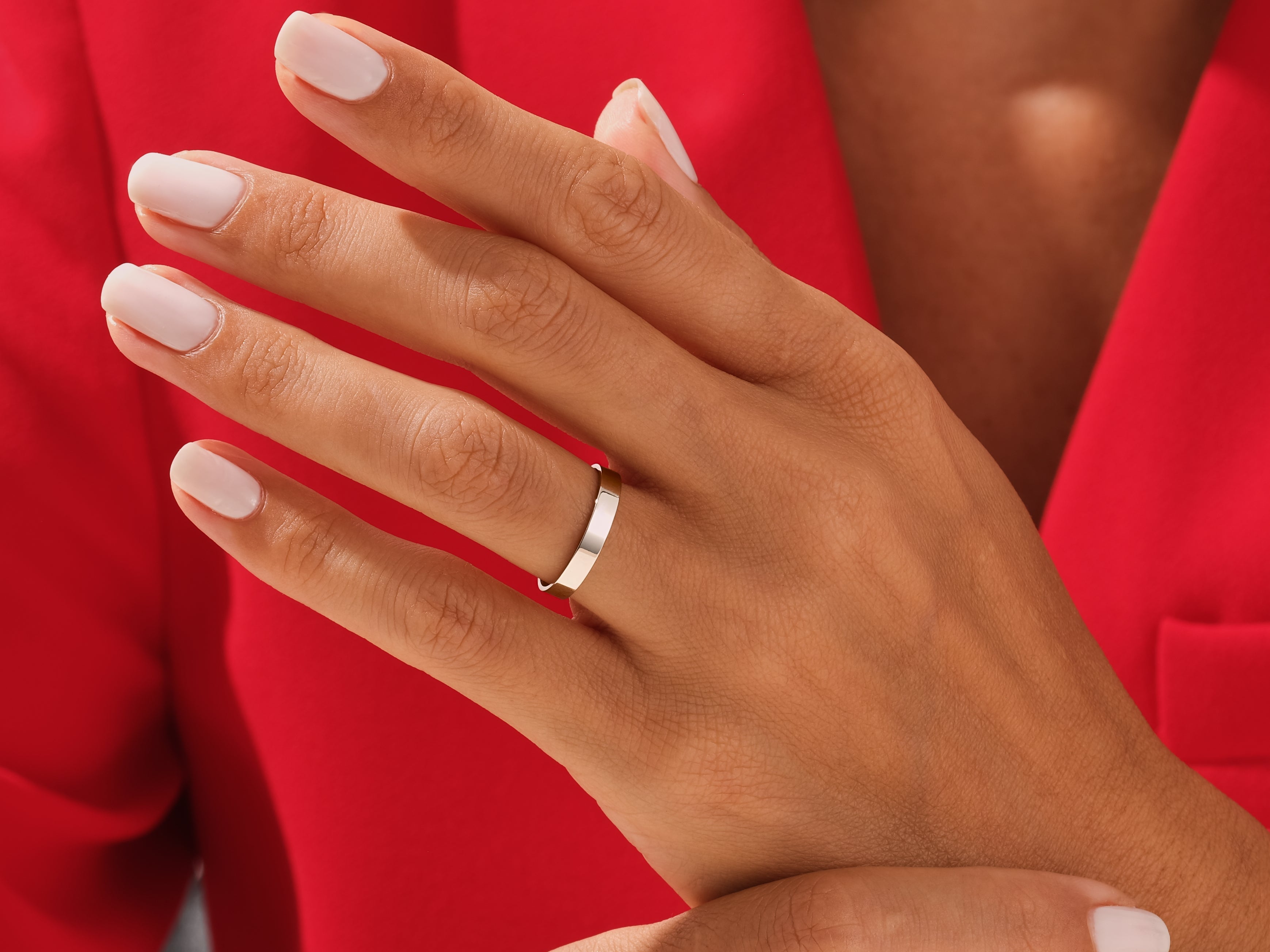 3mm Klassischer Flacher Ehering