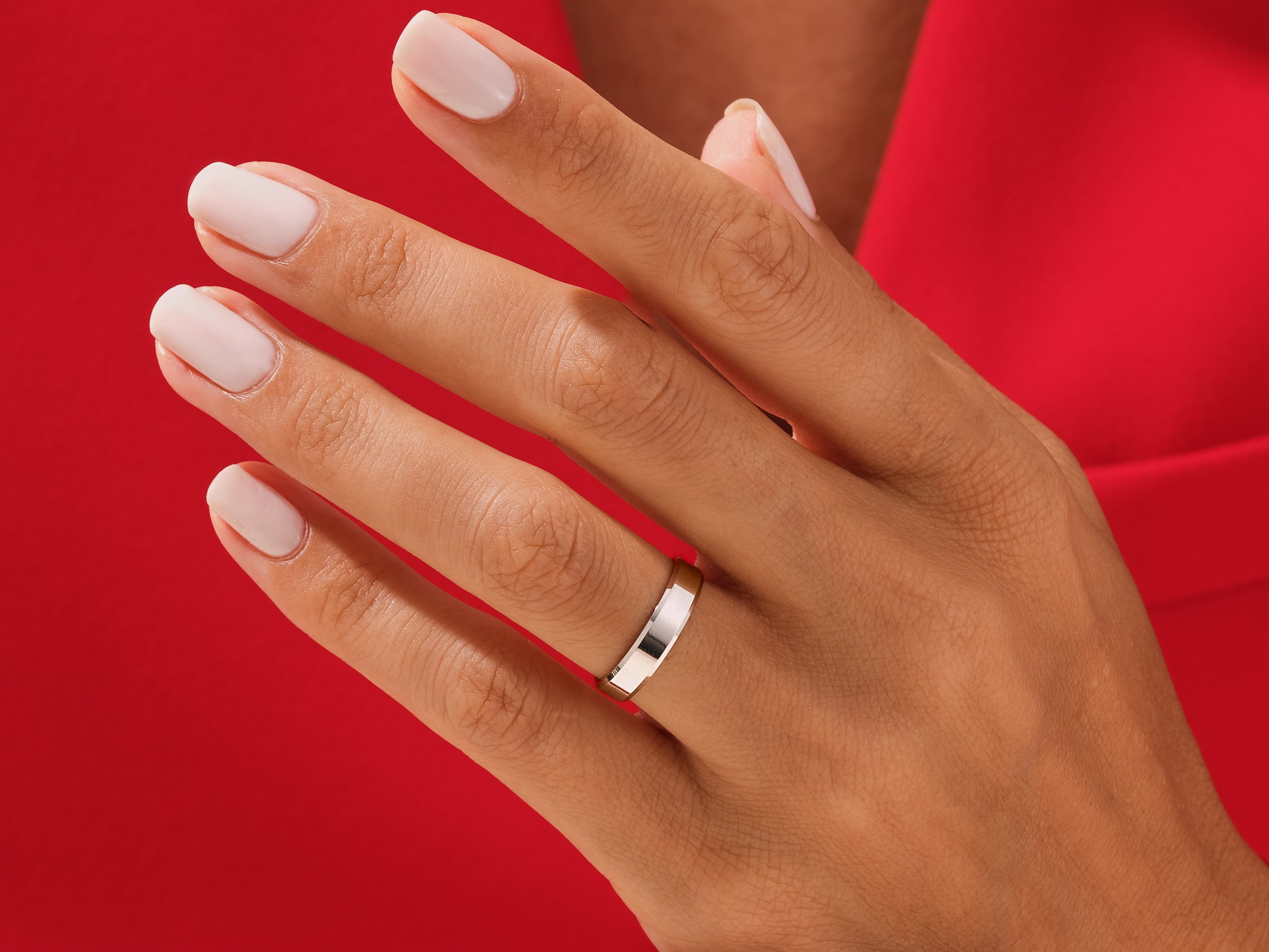 5mm Ehering mit Abgeschrägten Kanten