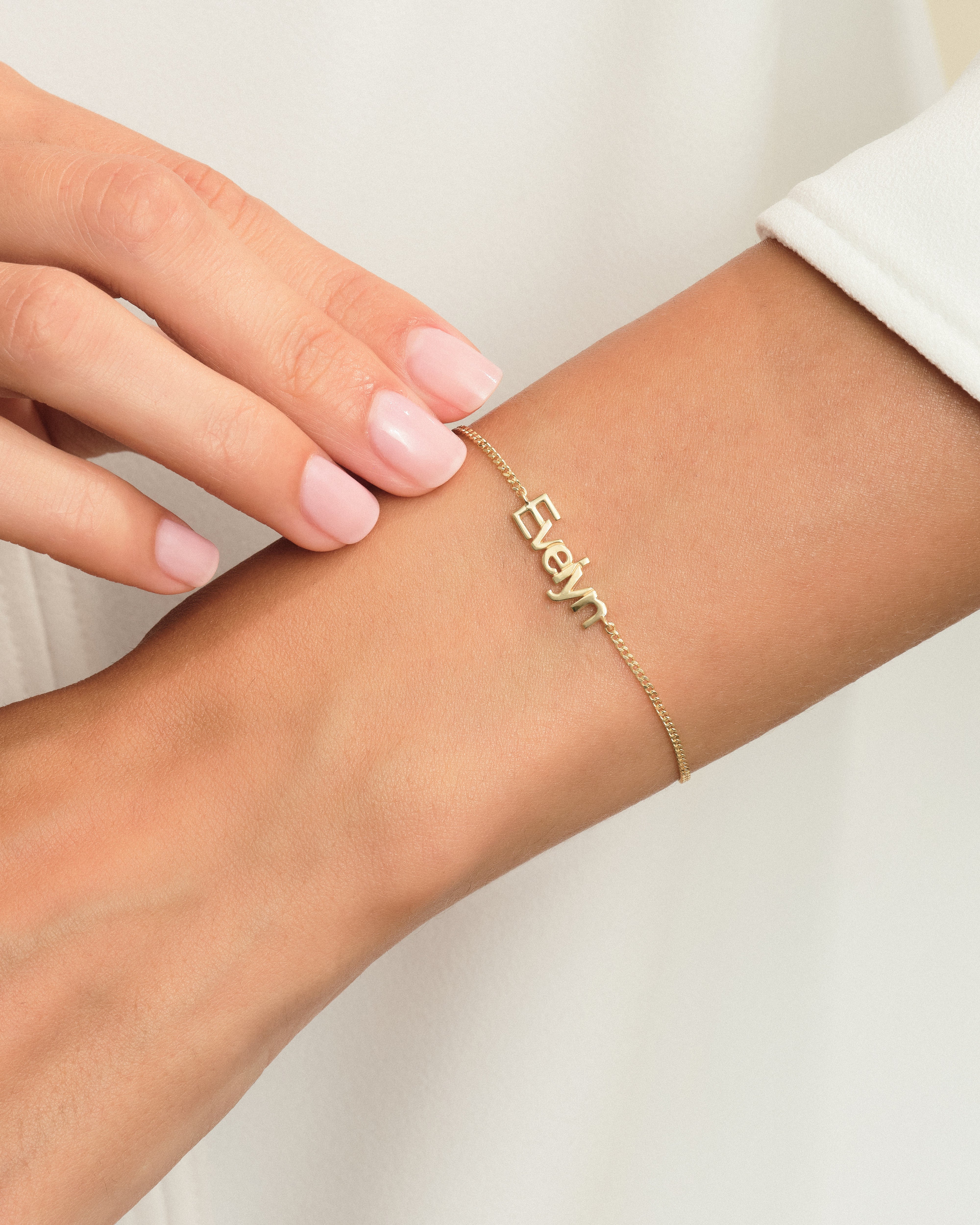 Cuban Chain Name Bracelet