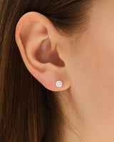 Runde Ohrstecker (1,00 ct tw)