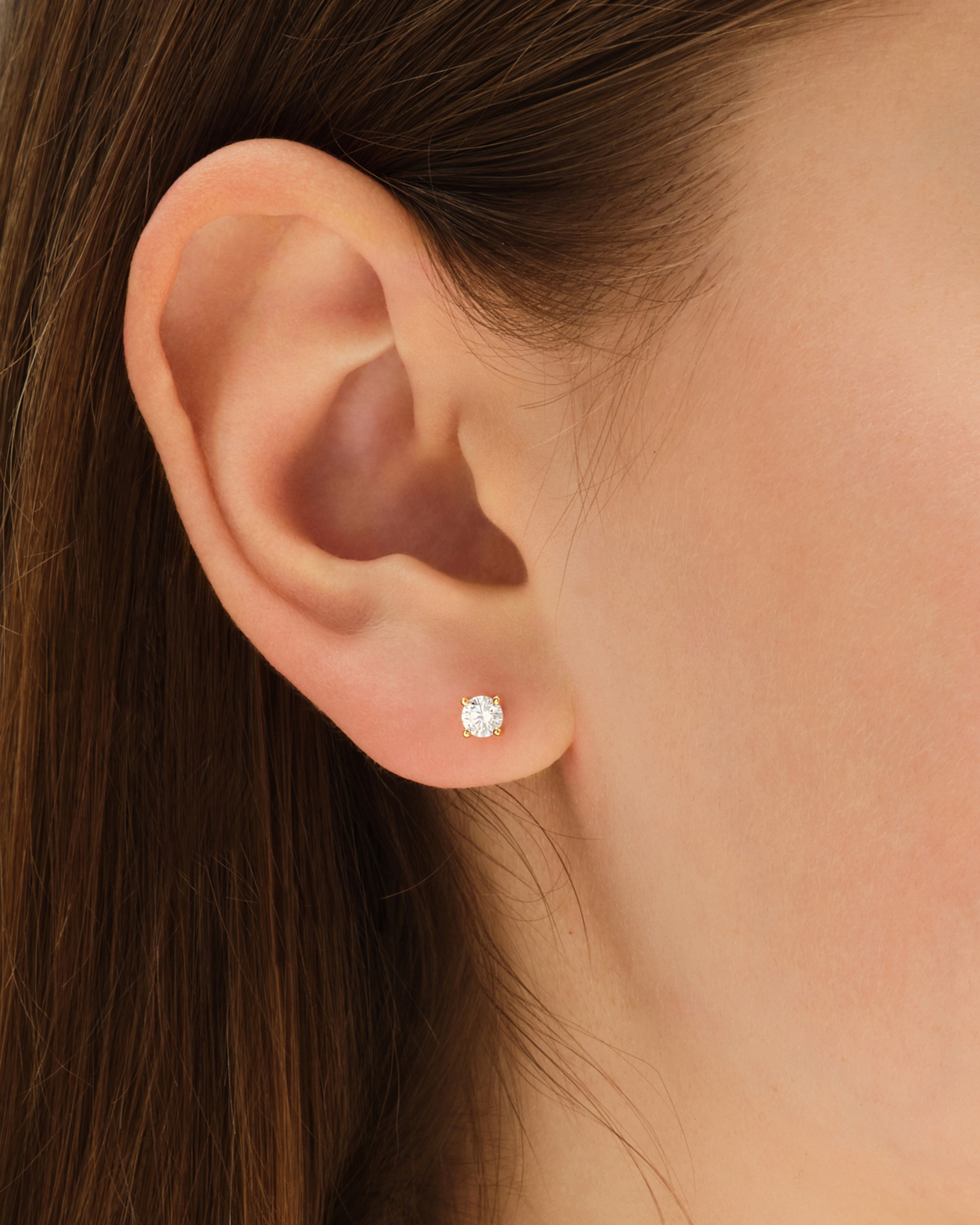 Runde Ohrstecker (0,25 ct tw)