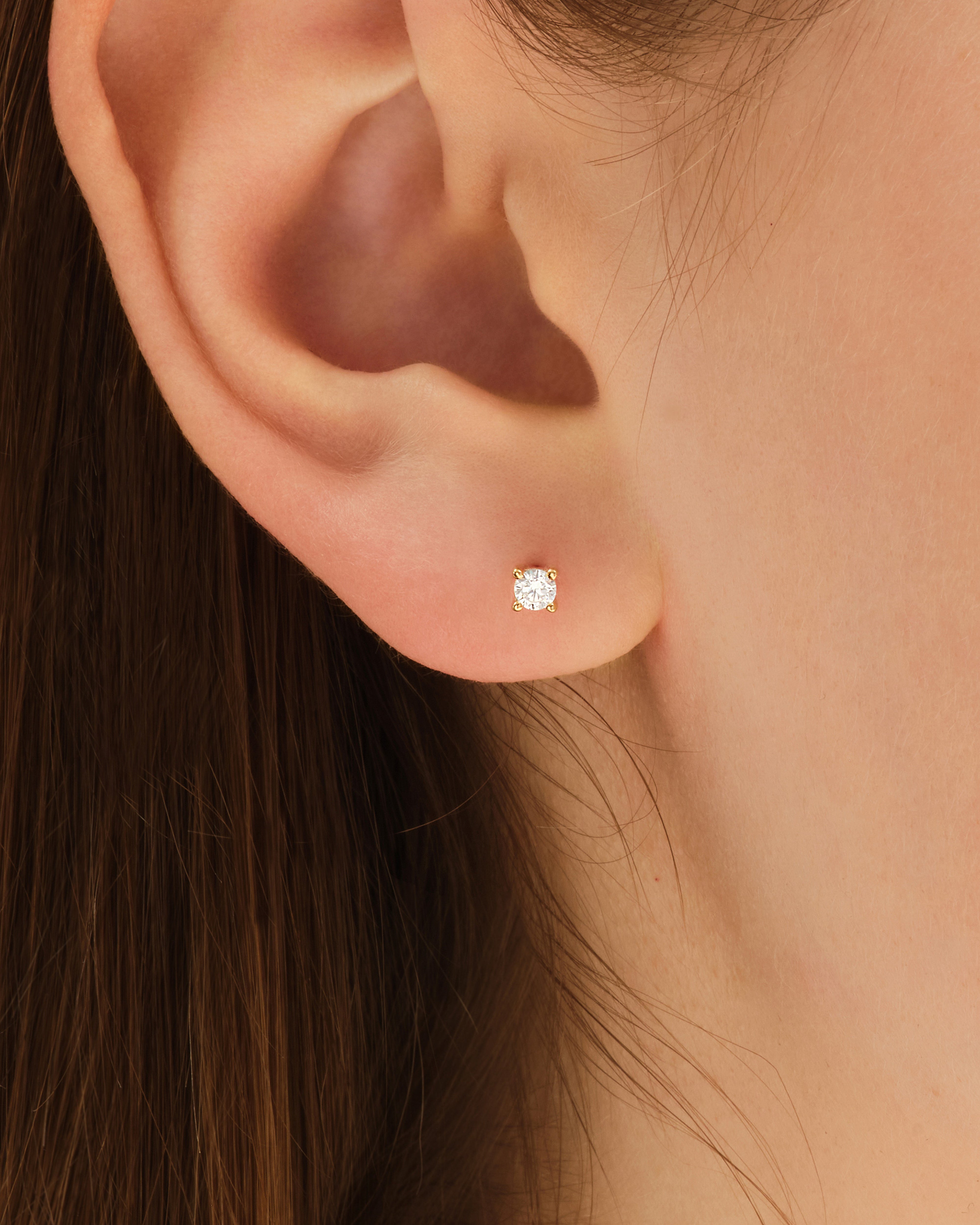 Runde Ohrstecker (0,50 ct tw)
