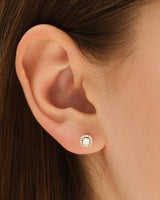 Runde Halo Ohrstecker (0,66 ct tw)