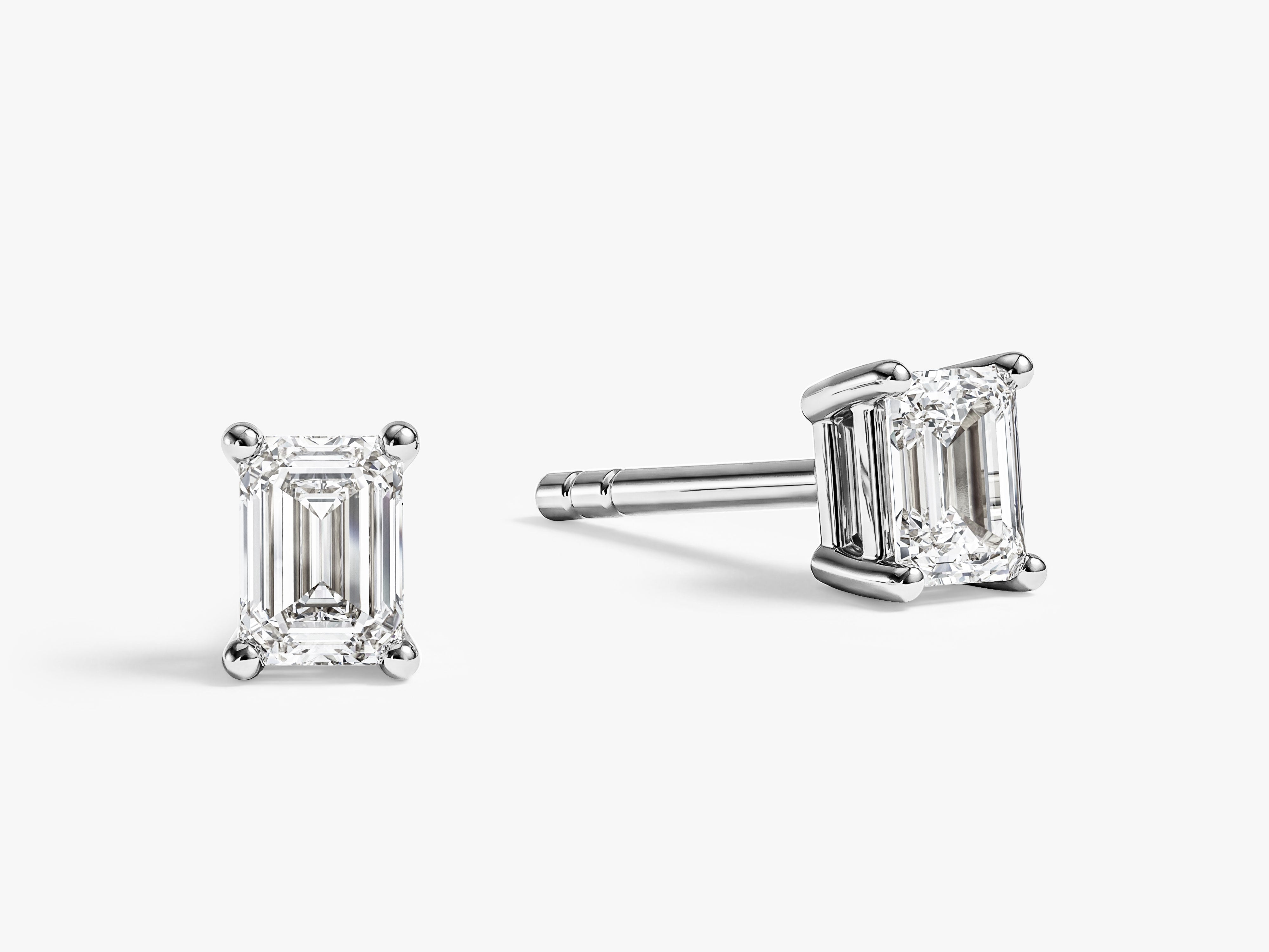 Ohrstecker im Emerald-Schliff (0,25 ct tw)