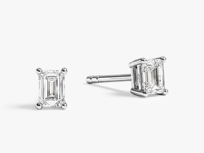Ohrstecker im Emerald-Schliff (0,25 ct tw)