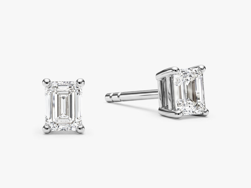 Ohrstecker im Emerald-Schliff (0,50 ct tw)