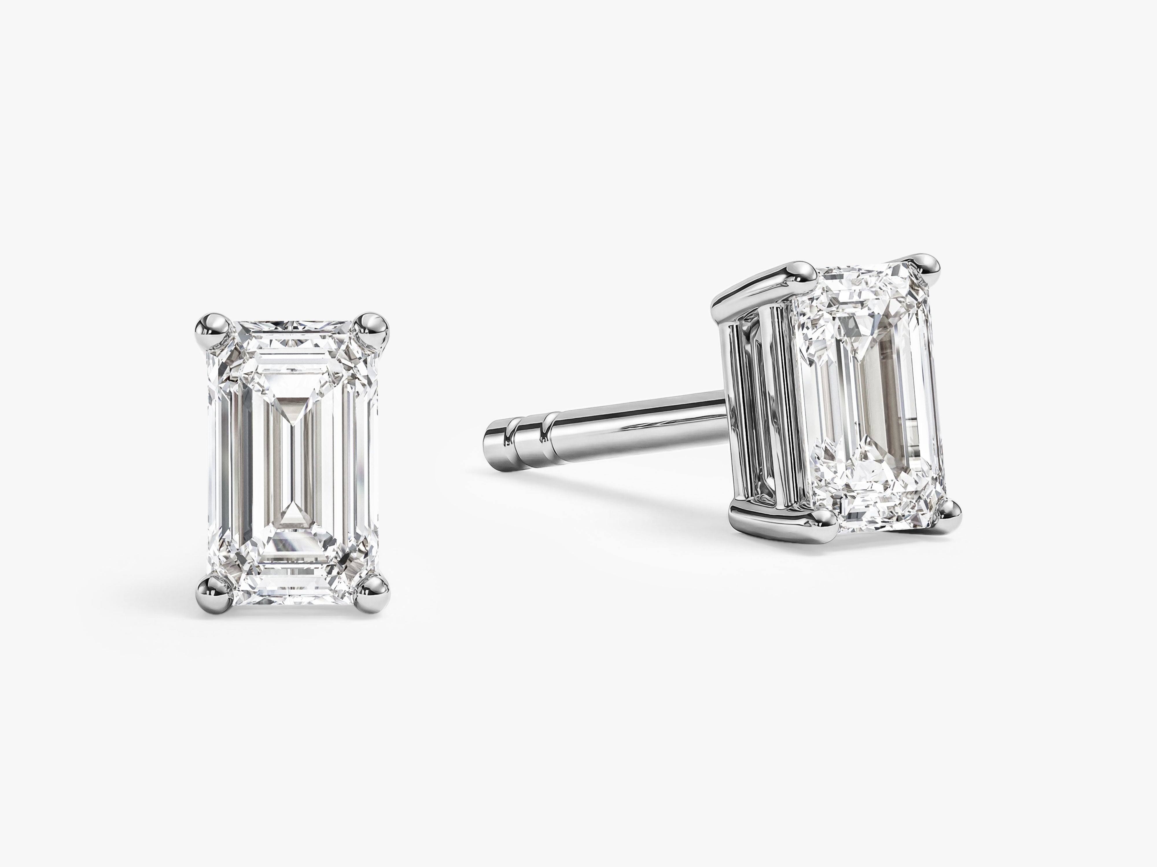 Ohrstecker im Emerald-Schliff (1,00 ct tw)