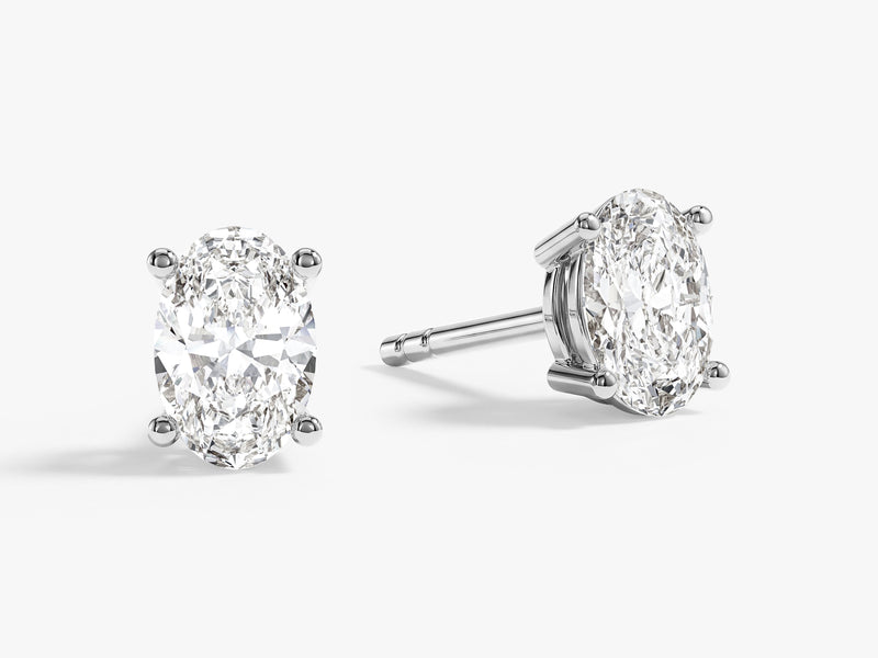 Ovale Ohrstecker (1,00 ct tw)