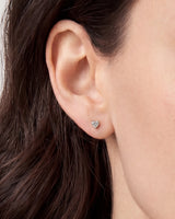 Herzensförmige Ohrstecker (0,50 ct tw)