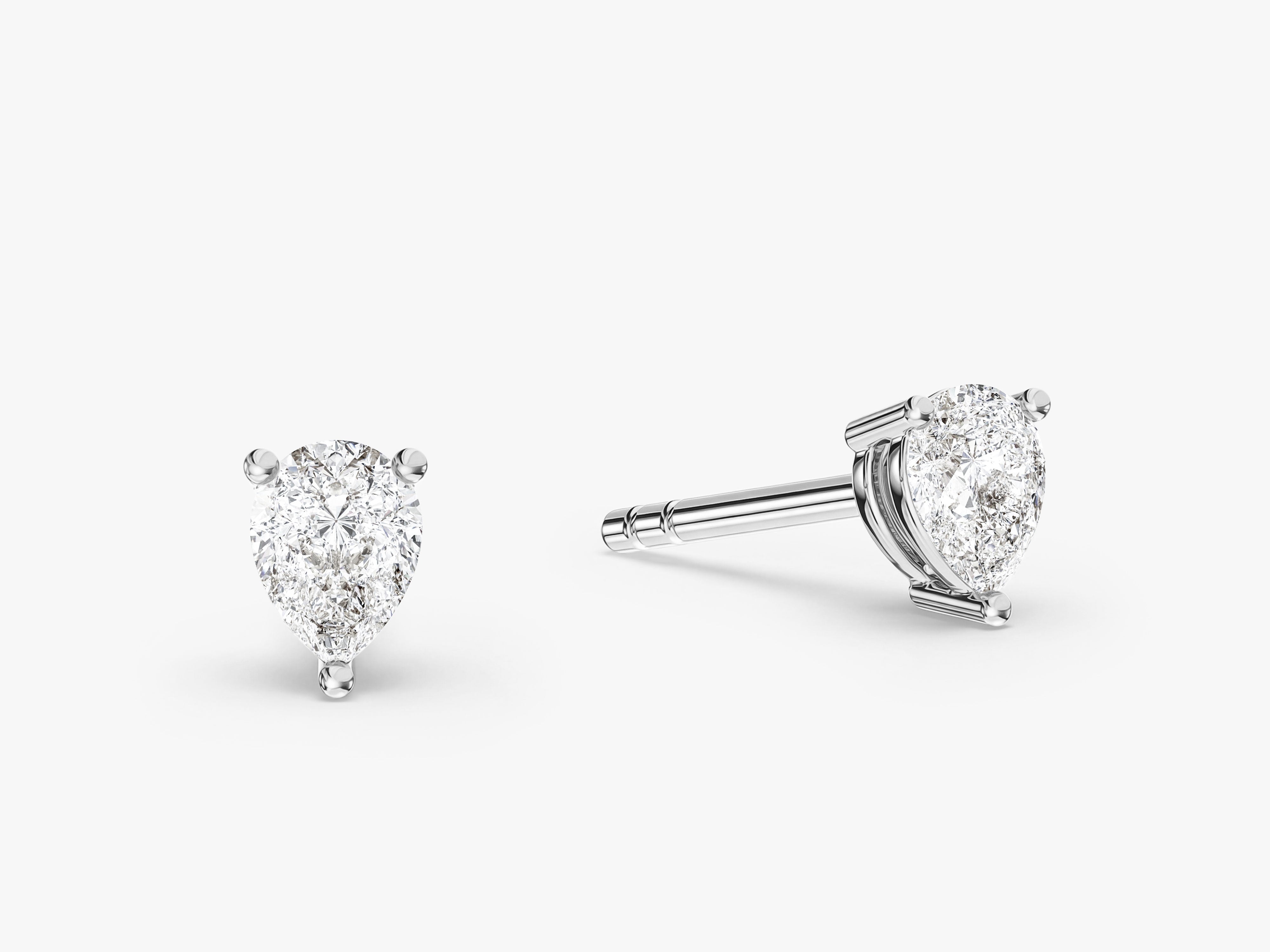 Ohrstecker mit Birnenschliff (0,25 ct tw)