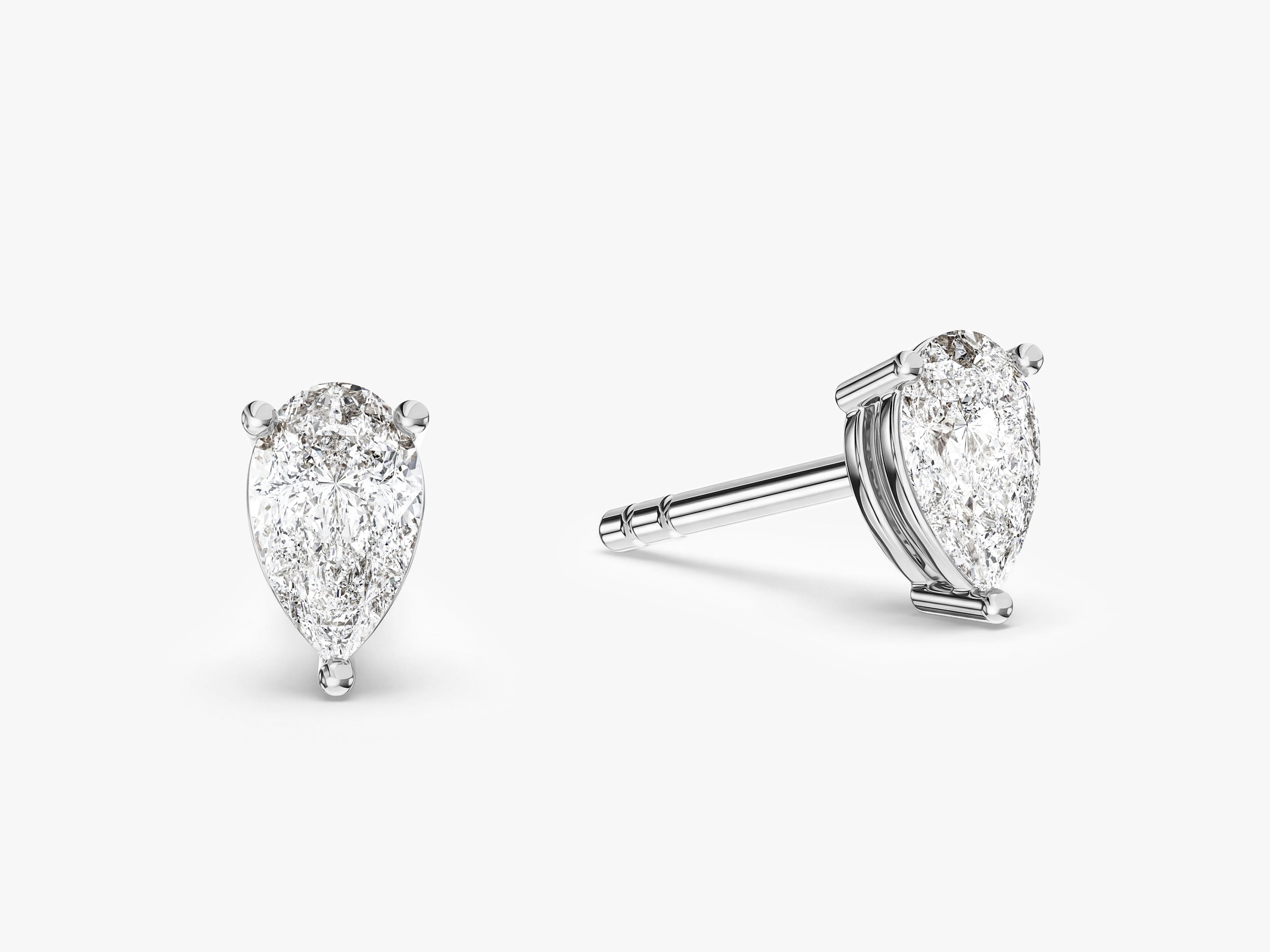 Ohrstecker mit Birnenschliff (0,50 ct tw)