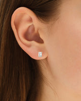 Radiant-Schliff Ohrstecker (1,00 ct tw)