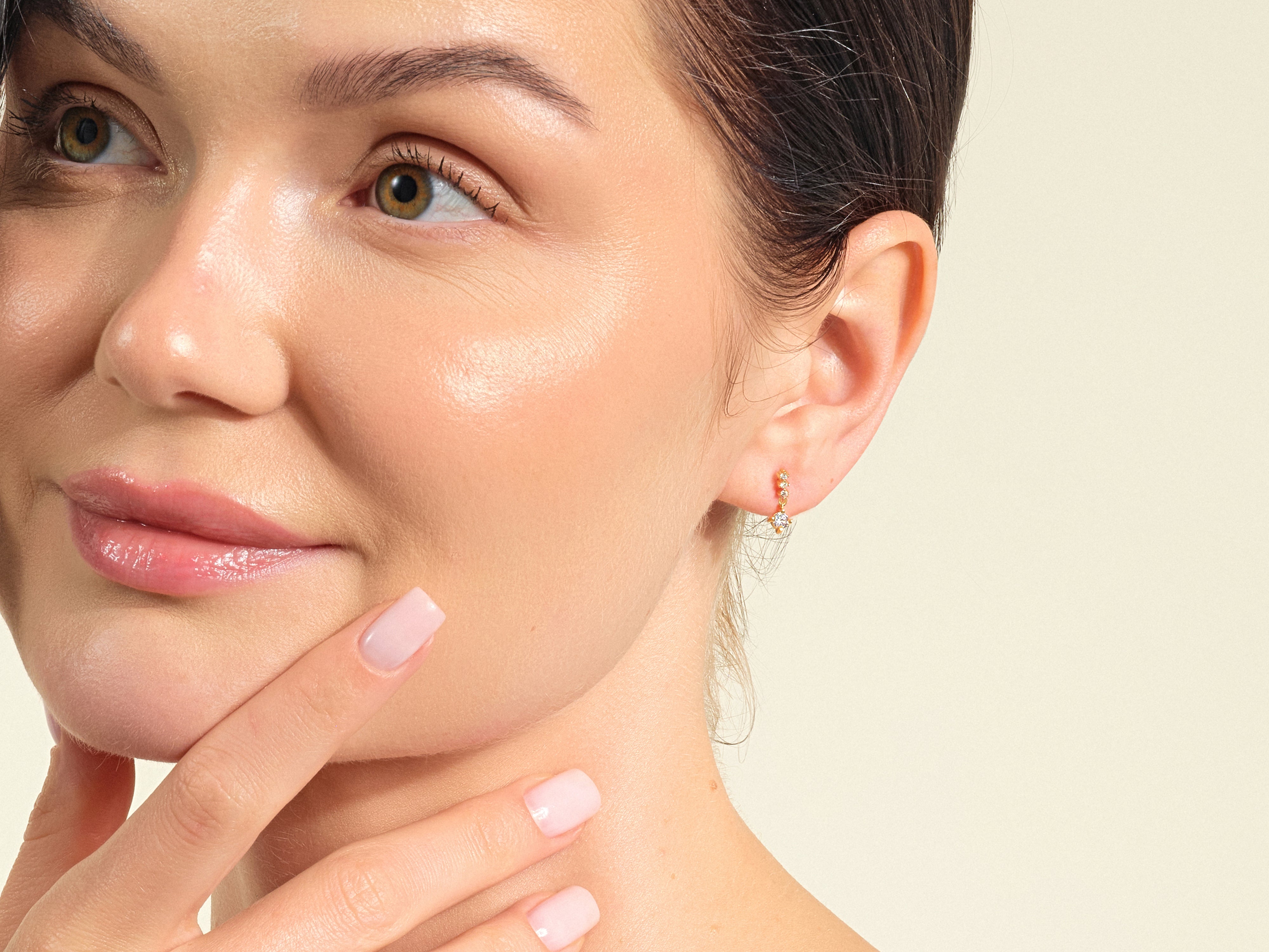 Himmlische Diamant-Ohrstecker