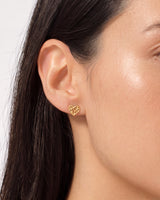 Heart Shaped Leaf Studs