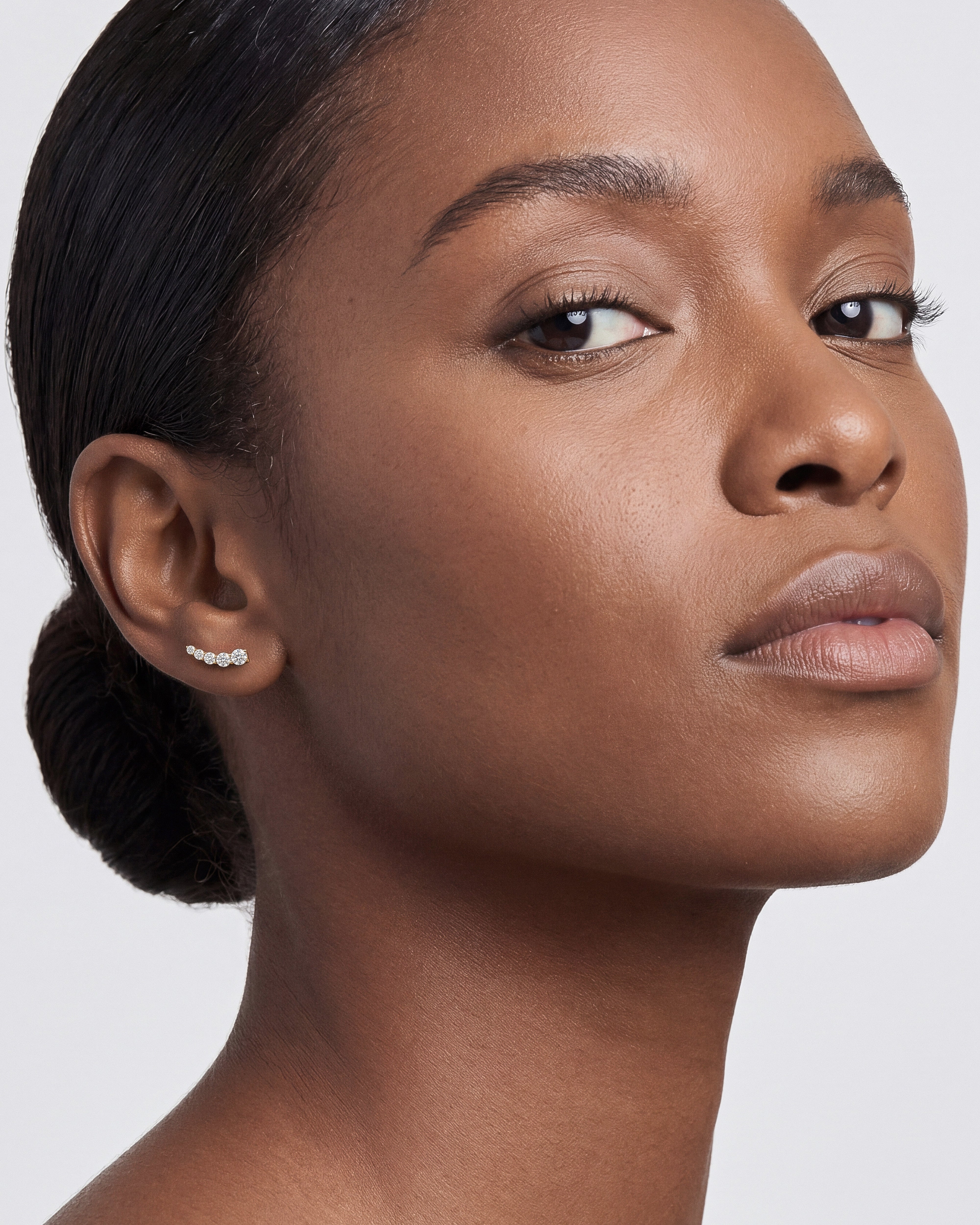 Ear Climber Stud Earrings