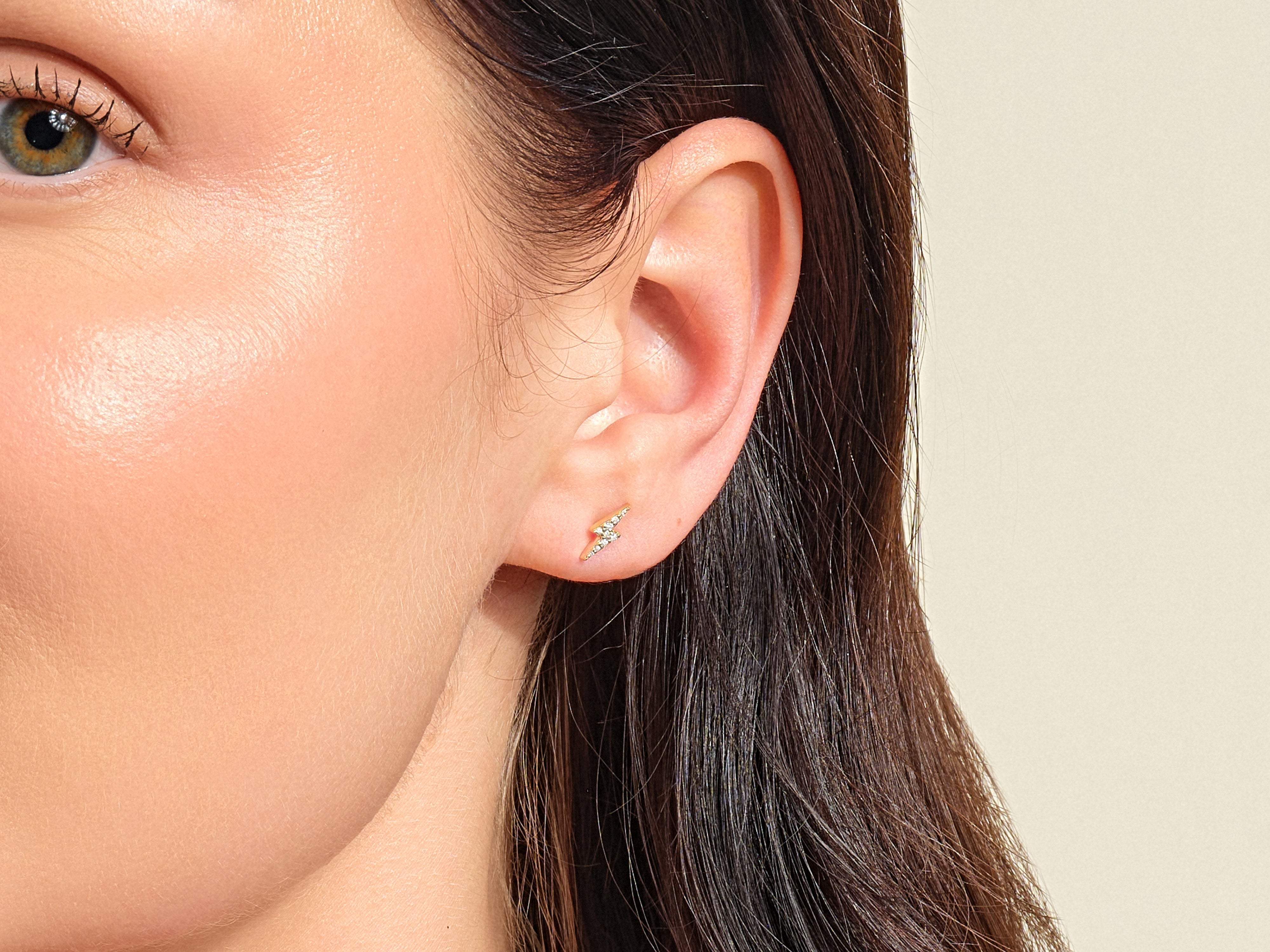 Blitz Diamant-Ohrstecker