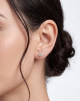 Bezel Marquise Solitaire Earrings