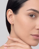 Triangle Hoop Earrings