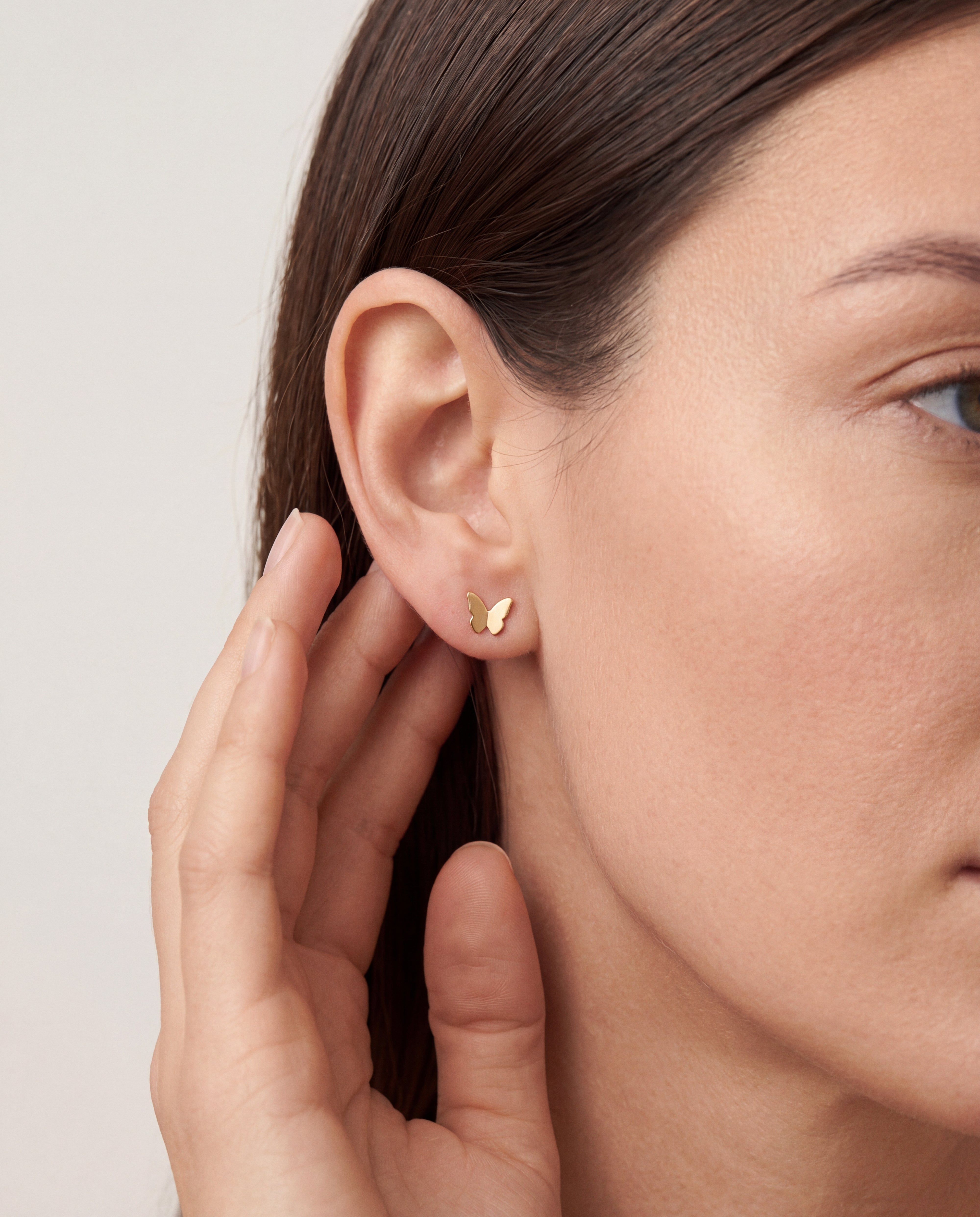 Tiny Butterfly Stud Earrings