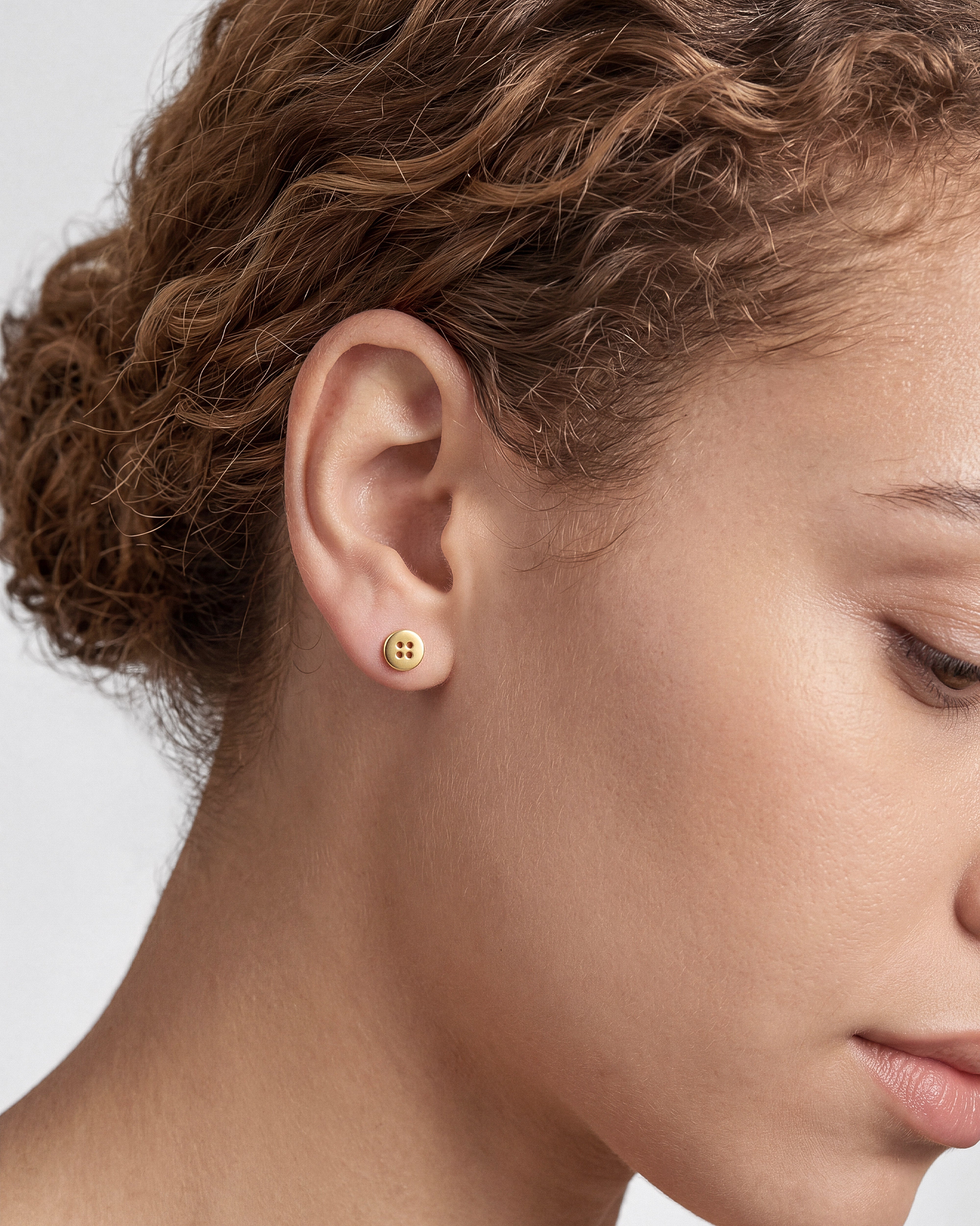 Button Earrings