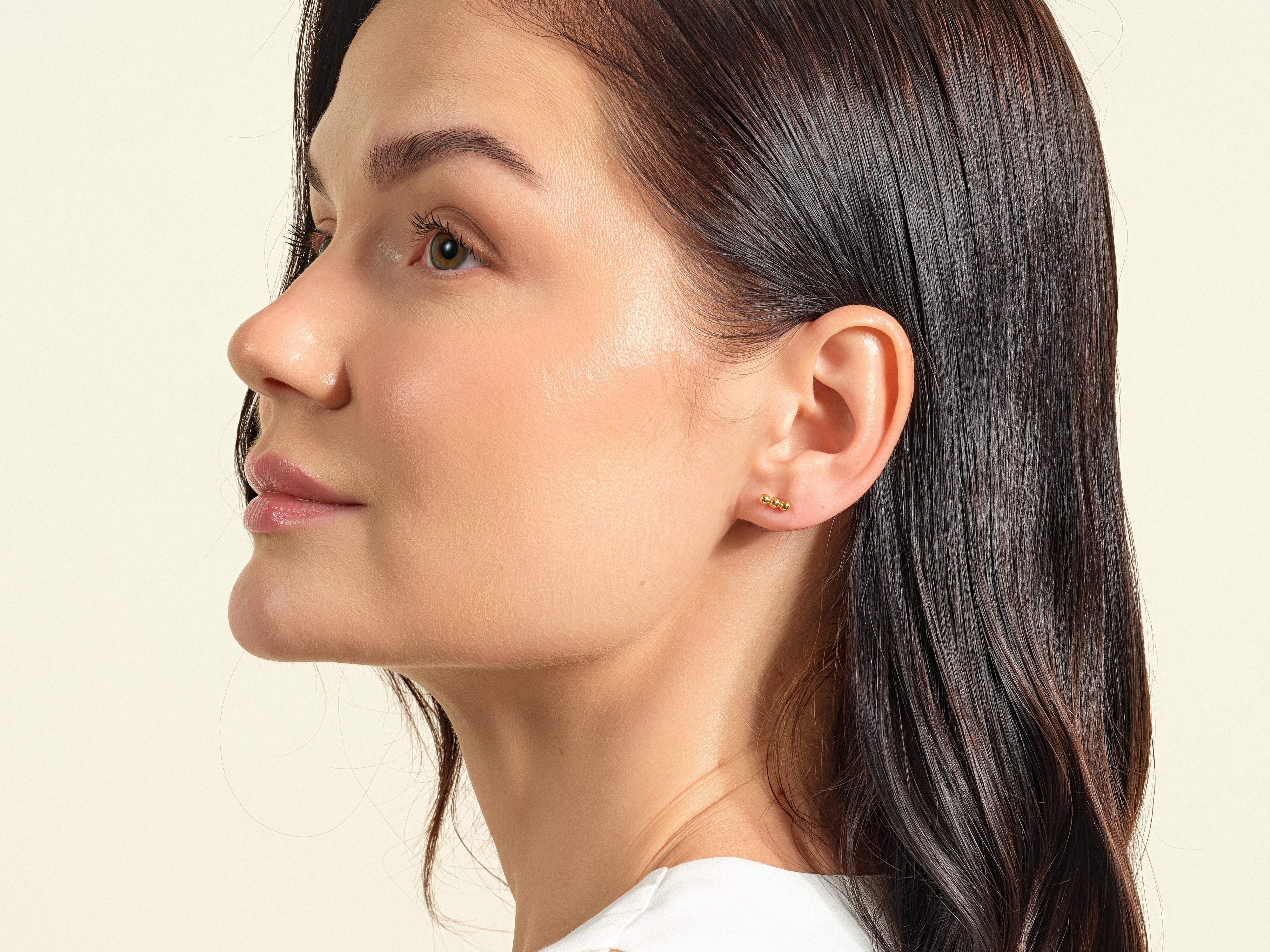 Triple Kugel Ohrstecker