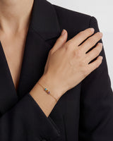 Bezel Familien-Geburtstein-Armband