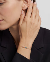 Bezel Familien-Geburtstein-Armband