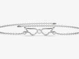 Diamant-Armband mit Engelsflügen
