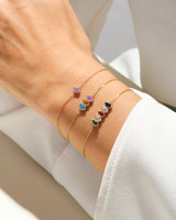 Tropfenschliff Geburtsstein-Armband