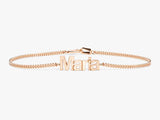 Rose gold personalized name bracelet Maria jewelry