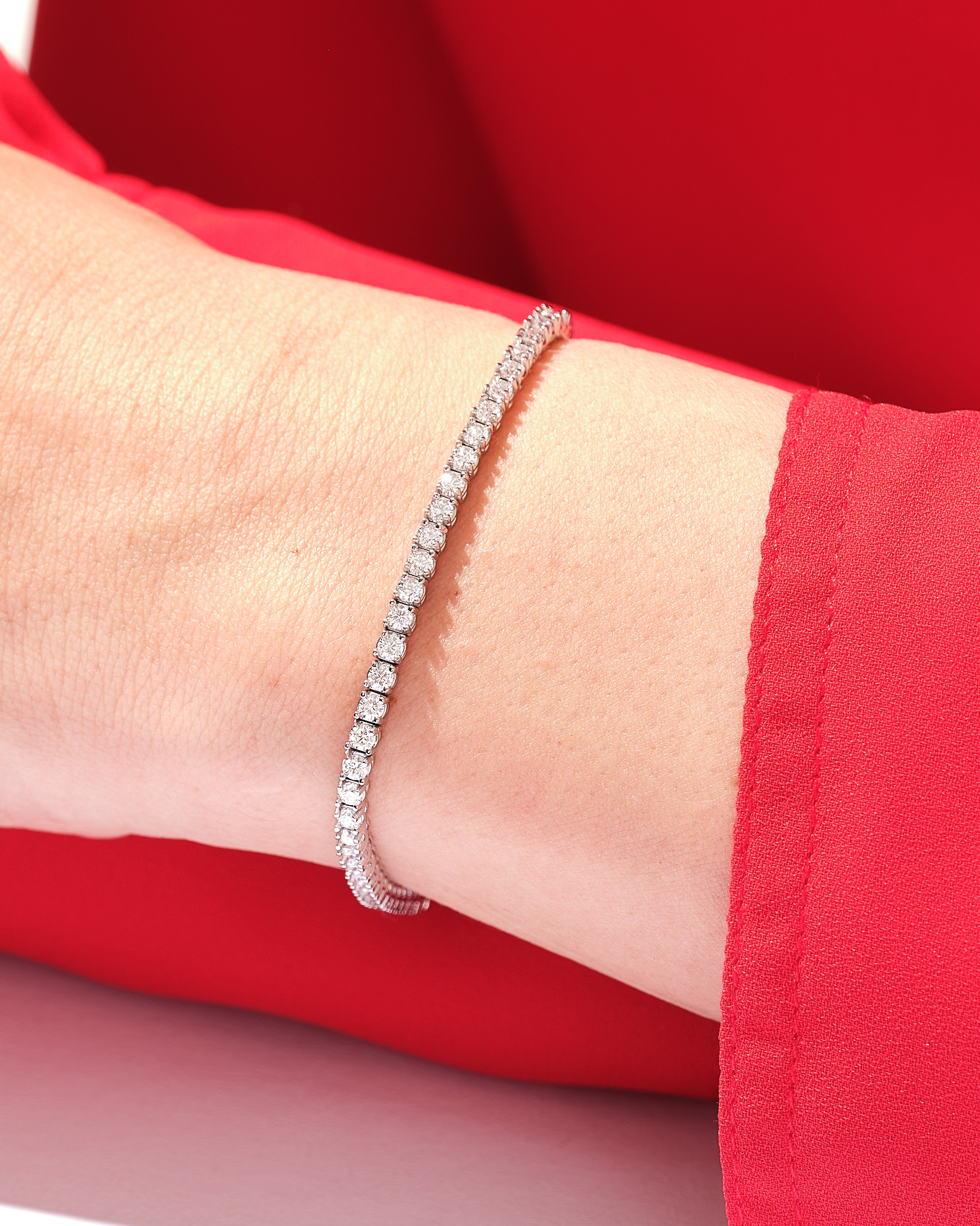 Labordiamant Tennisarmband (3,00 ct tw)