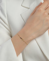 Infinity-Herz Geburtsstein-Armband