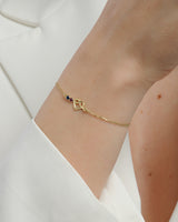 Infinity-Herz Geburtsstein-Armband