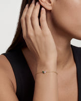 Familien Armband mit Ovalschliff Geburtssteinen