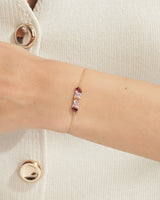 Ovalschliff Geburtsstein Armband