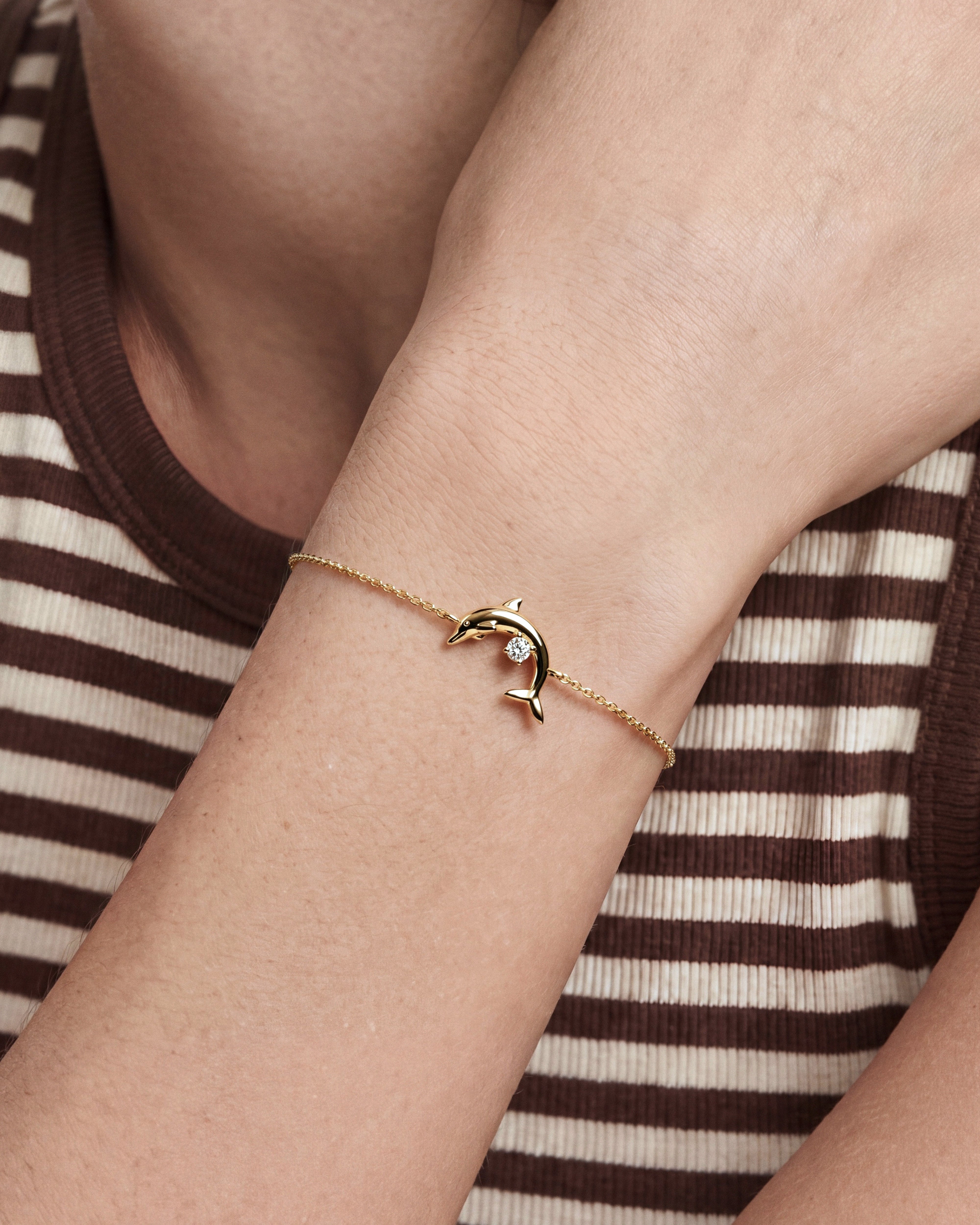 Springender Delfin Armband