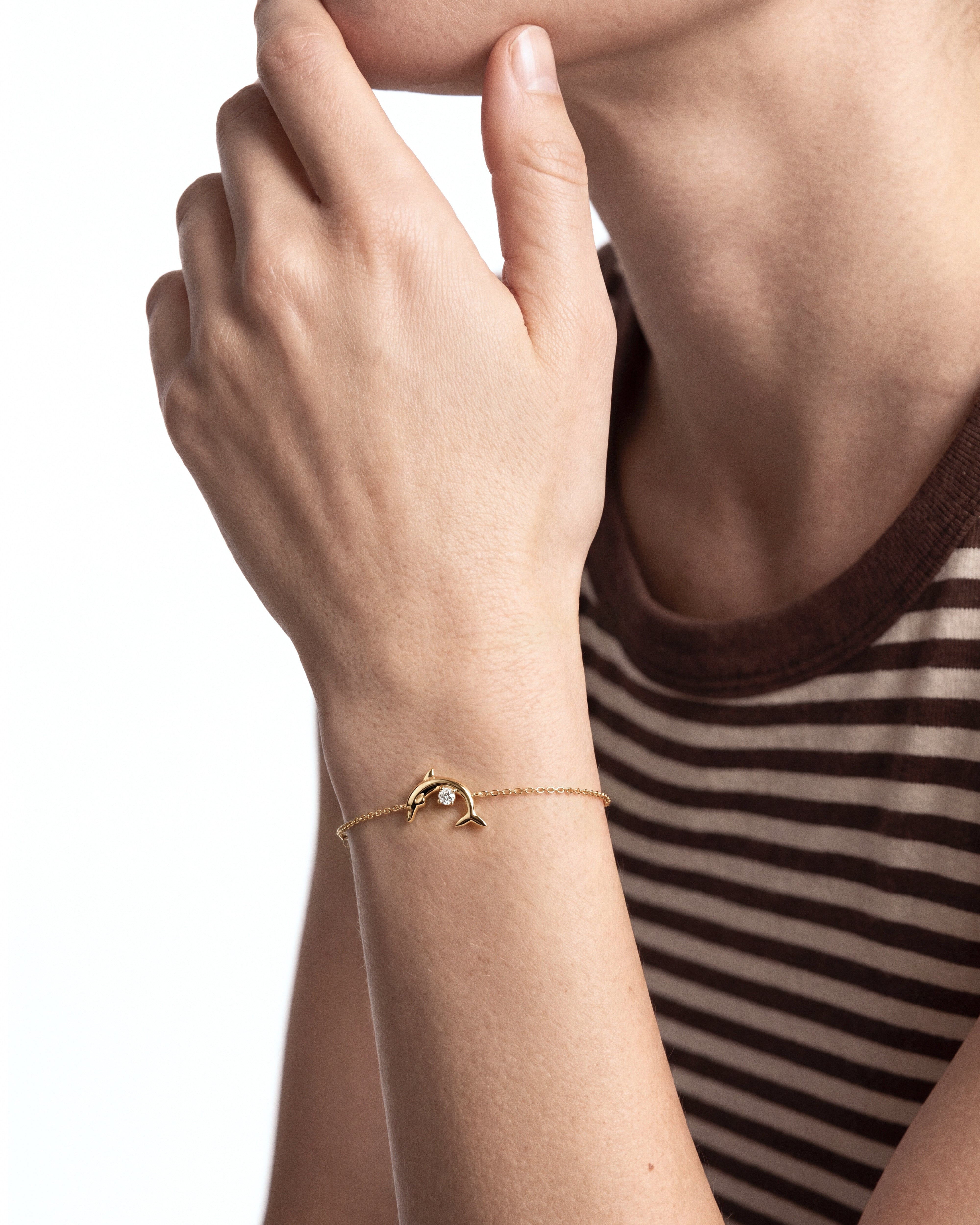 Springender Delfin Armband